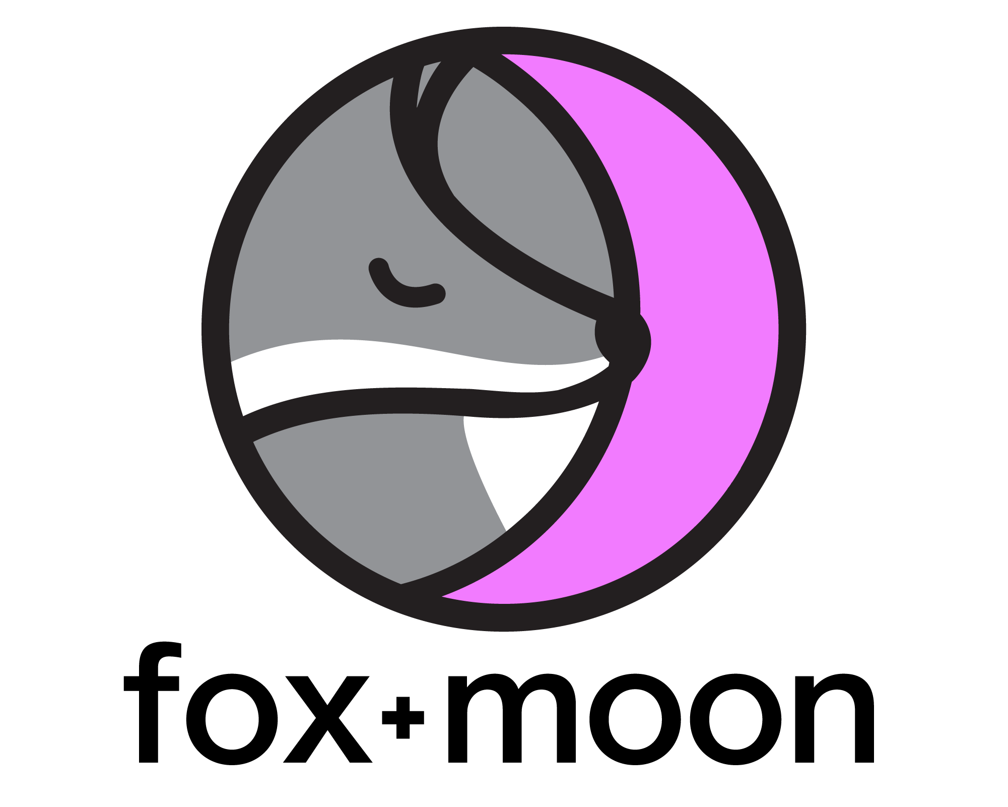 fox + moon